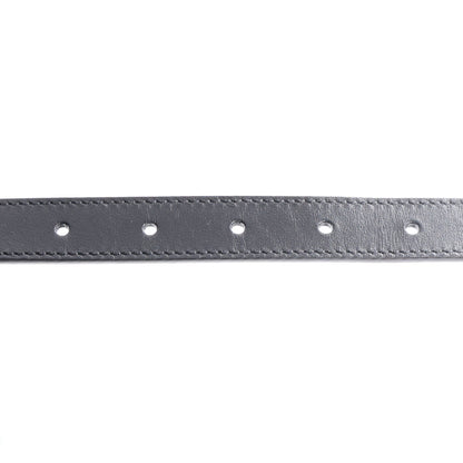 Gucci Plutone Calfskin Palladium Double G 20mm Belt 85 34 Black 3 of 5