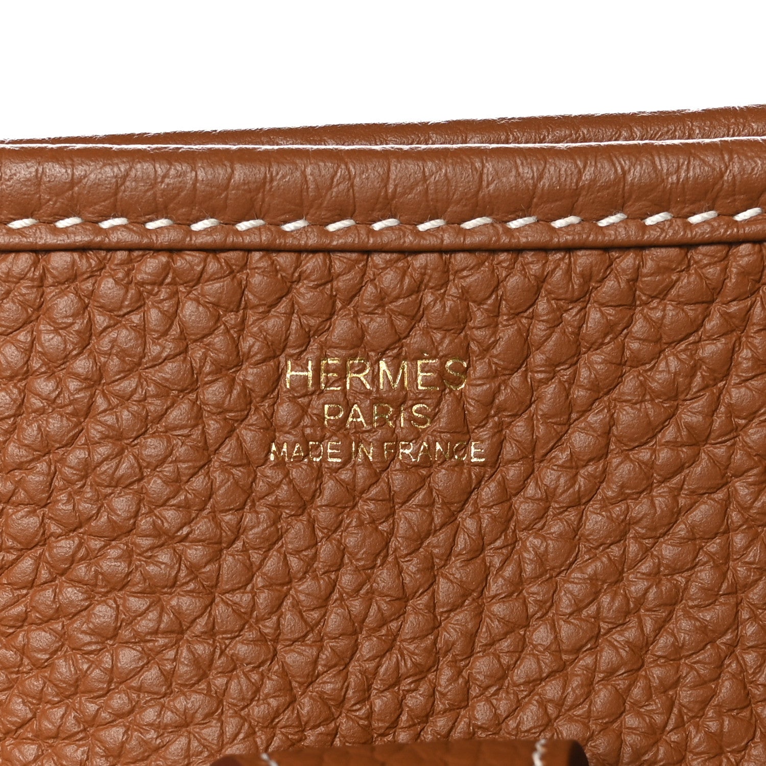 Hermes Taurillon Clemence Evelyne III PM Gold 7 of 11