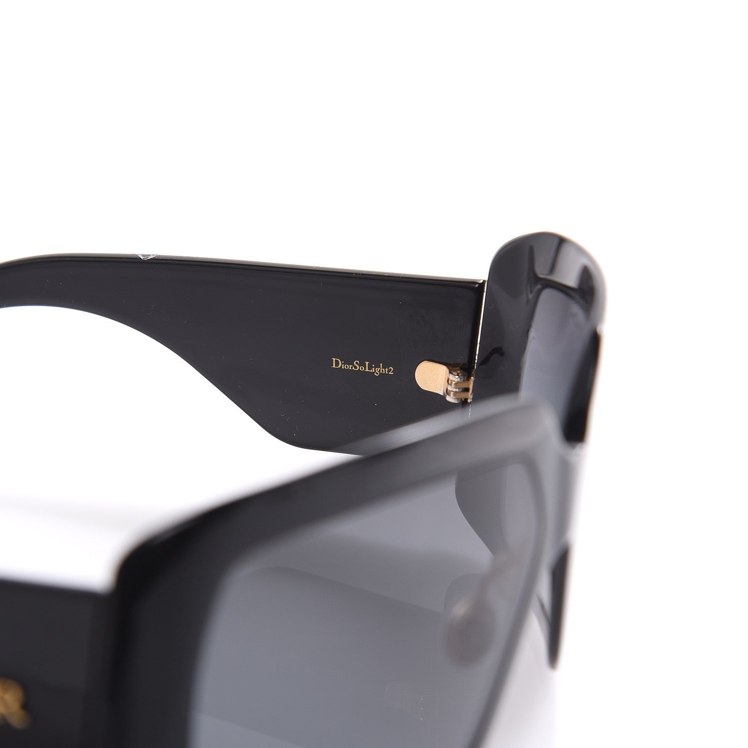 Christian Dior Acetate DiorSo Light 2 Shield Sunglasses Black 5 of 9