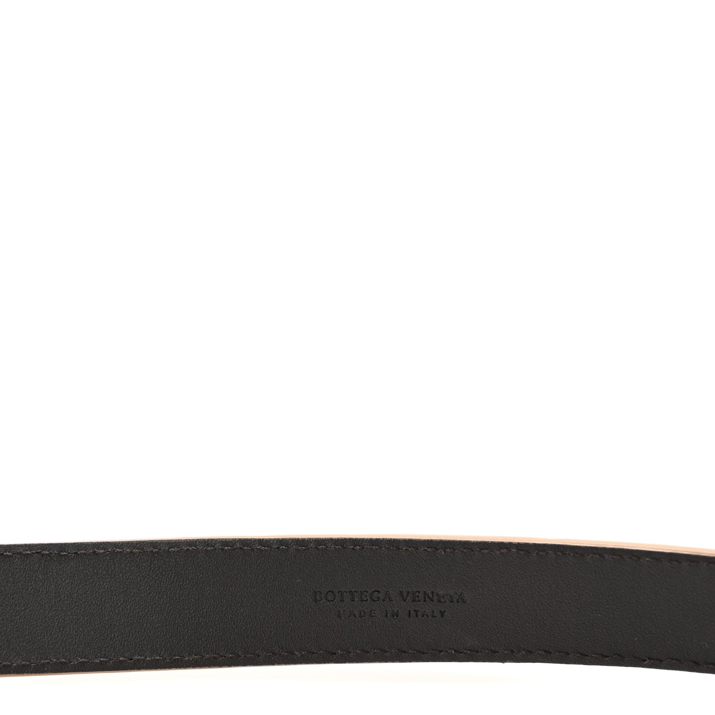 Nappa Snakeskin Intrecciato Wrap 20mm Belt Cammello