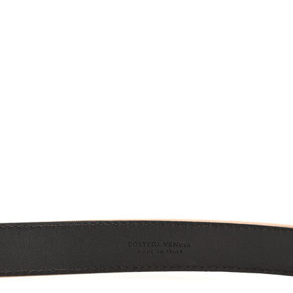 Bottega Veneta Nappa Snakeskin Intrecciato Wrap 20mm Belt Cammello 3 of 5