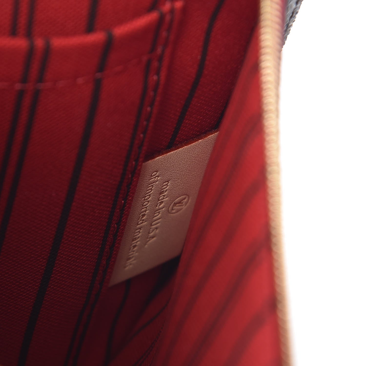 Louis Vuitton Monogram Neverfull MM GM Pochette Cherry 7 of 8