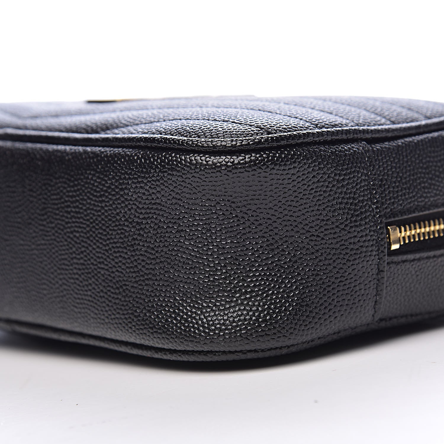 Saint Laurent Grain De Poudre Matelasse Monogram Mini Lou Camera Bag Black 10 of 12