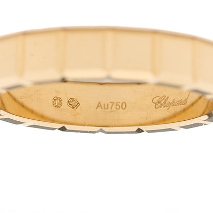 Chopard 18K Yellow Gold Ice Cube Band Ring 54 7 5 of 6