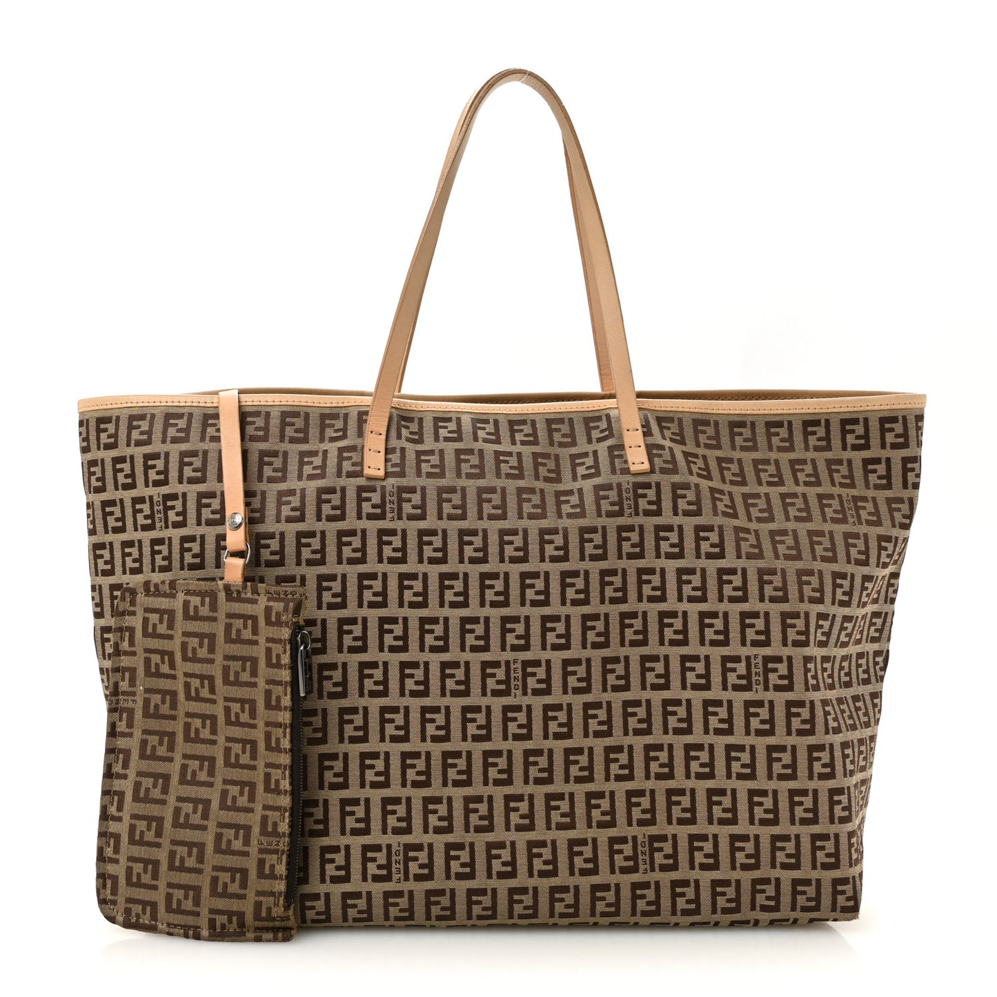 Zucchino Shopping Tote Beige Beige Tobacco