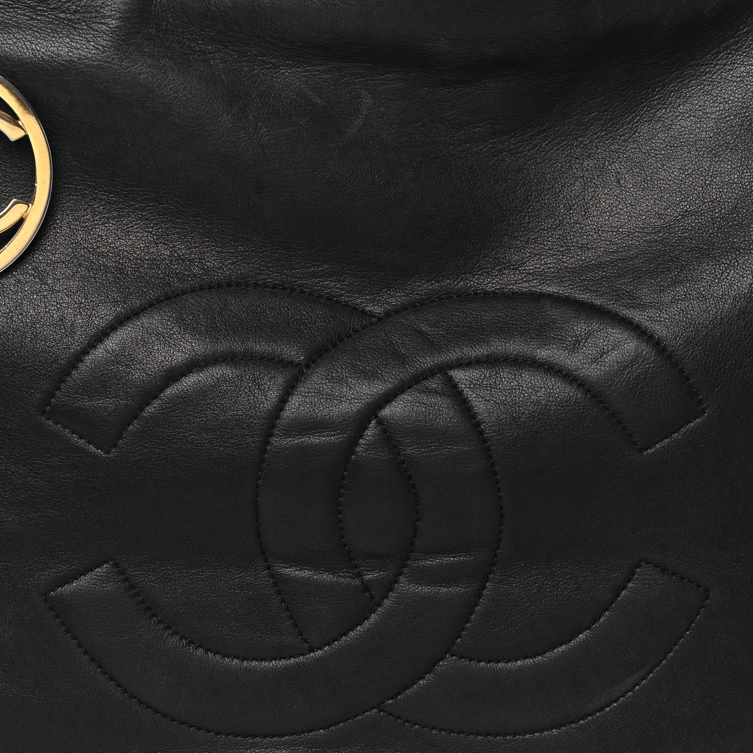 Chanel Calfskin CC Hobo Black 8 of 12