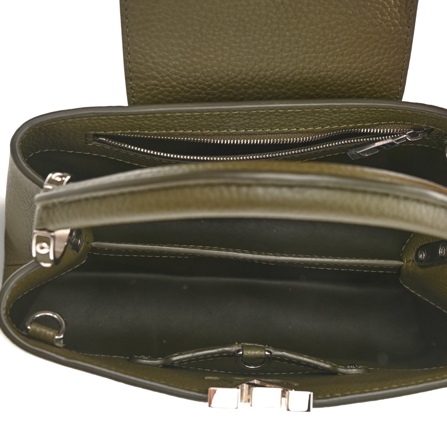 Taurillon Capucines BB Khaki