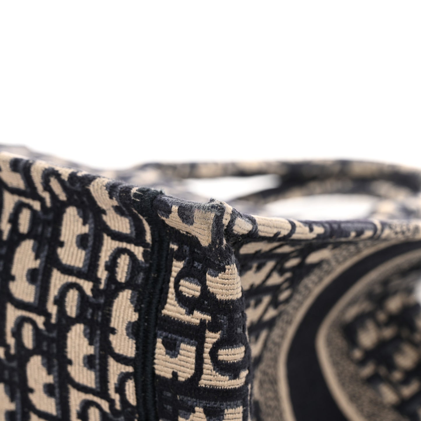 Oblique Medium Book Tote Blue Multicolor