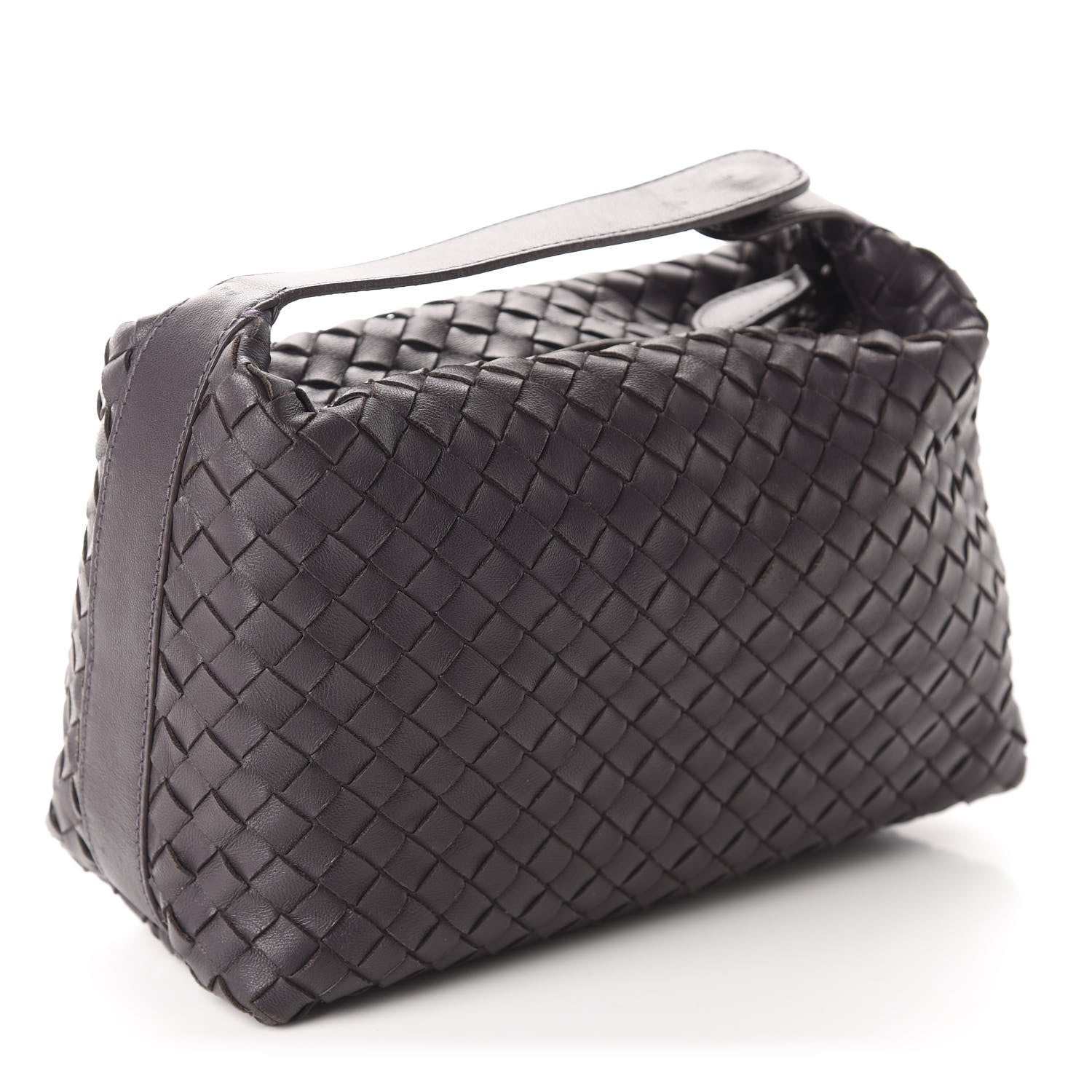 Bottega Veneta Nappa Intrecciato Large Cosmetic Case Ebano 3 of 13