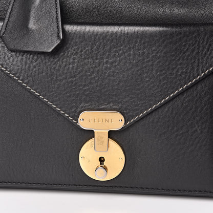 Celine Smooth Calfskin Mini Envelope Luggage Black 14 of 16