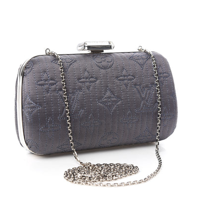 Louis Vuitton Monogram Motard Minaudiere Clutch Grey 3 of 13