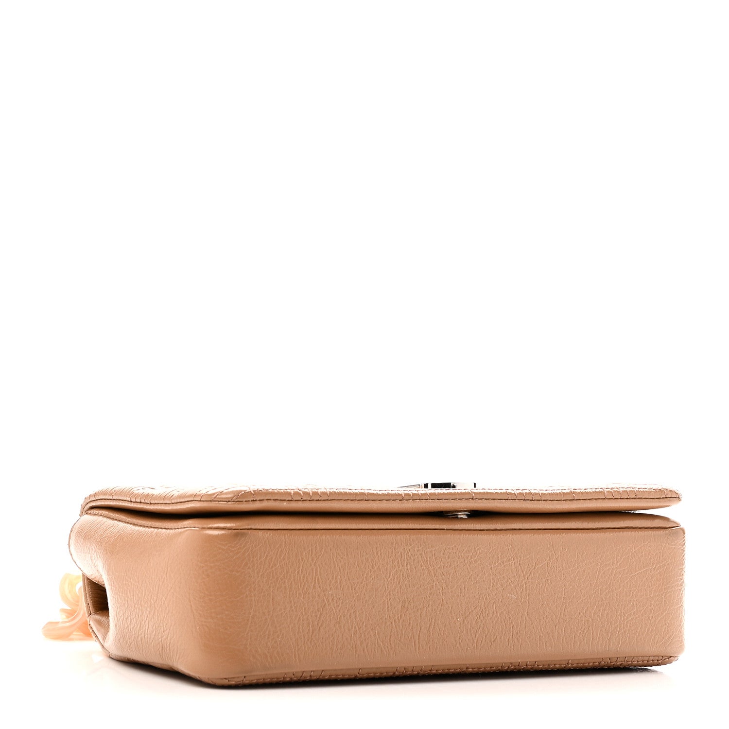 Burberry Patent Quilted Resin Chain Small Lola Bag Tan 4 of 9
