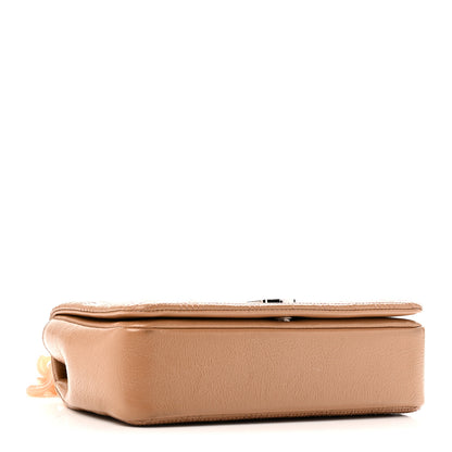 Burberry Patent Quilted Resin Chain Small Lola Bag Tan 4 of 9