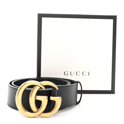 Gucci Calfskin Double G 40mm Belt 85 34 Black 6 of 6