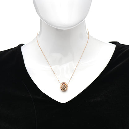 Boucheron 18K Pink Gold Ruby Hans The Hedgehog Pendant Necklace 2 of 4