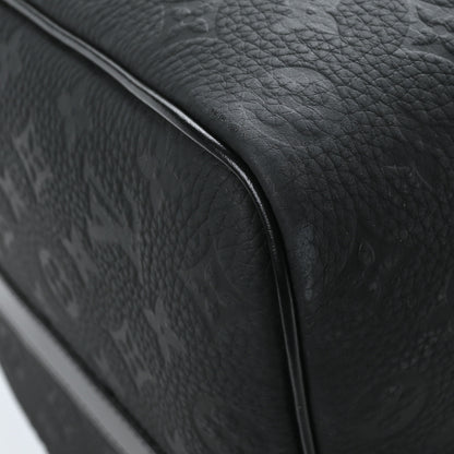 Louis Vuitton Taurillon Monogram Keepall Bandouliere 50 Black 9 of 10
