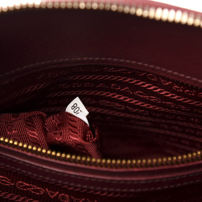 Prada Saffiano Lux Medium Promenade Tote Cherry 8 of 13