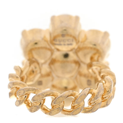 Gucci Metal Pearl Double G Ring S 52 6 Gold 3 of 5