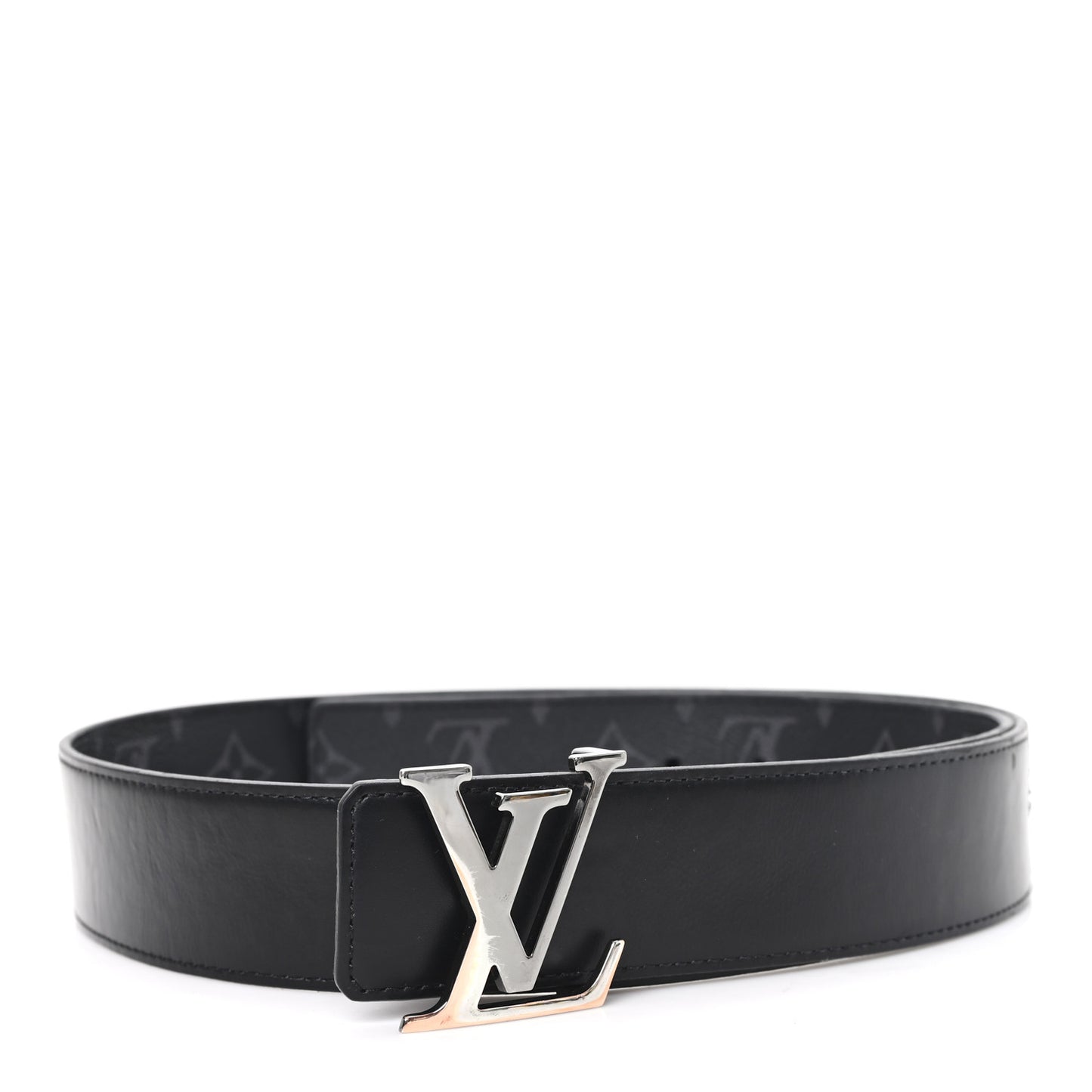 Monogram Eclipse Taigarama 40mm LV Initiales Reversible Belt 95 38 95 38 Black