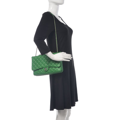 Chanel Calfskin Quilted Small Tender Touch Flap Bag Green 2 of 12