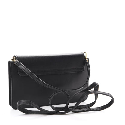Chloe Smooth Calfskin Drew Bijou Clutch Black 3 of 10