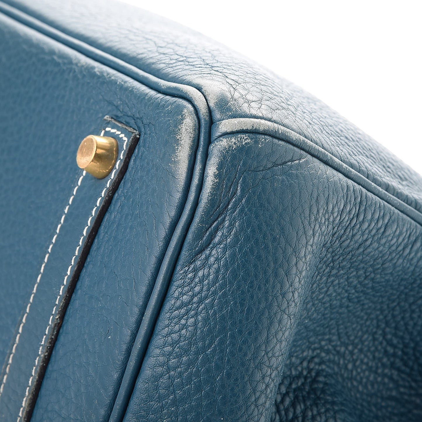 Taurillon Clemence Birkin 35 Bleu Thalassa