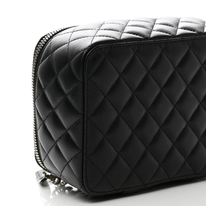 Chanel Lambskin Quilted Jewelry Case Black 10 of 12