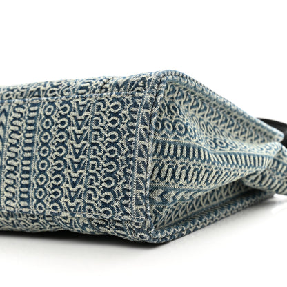 Marc Jacobs Cotton Washed Monogram Denim Medium Tote Bag 9 of 10