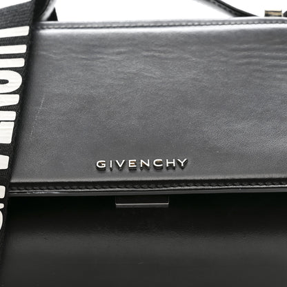 Givenchy Calfskin Mini Pandora Box Logo Strap Crossbody Bag Black 8 of 12