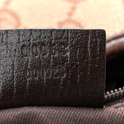 Gucci Monogram Web Jackie O Hobo Dark Brown 7 of 14