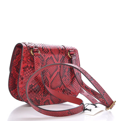 Gucci Elaphe Radiata Small Osiride Shoulder Bag Hibiscus Red 3 of 10