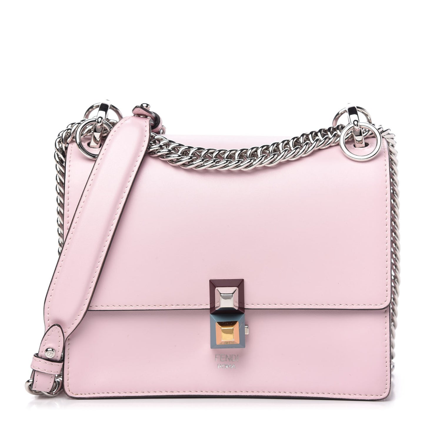 Vitello Liberty Studded Small Kan I Shoulder Bag Peonia Multicolor