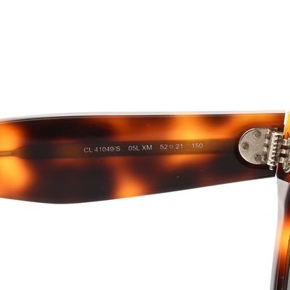 Celine Thin Preppy Sunglasses CL 41049/S Havana 6 of 6