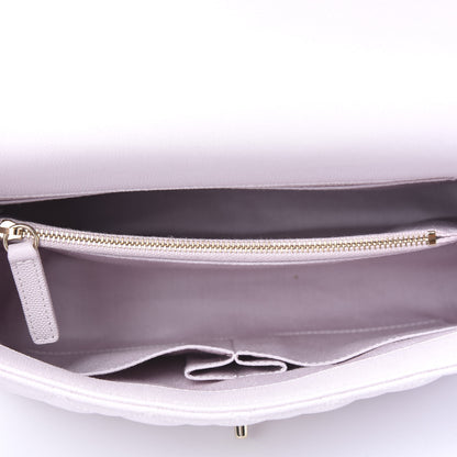 Chanel Caviar Quilted Small Coco Handle Flap Lilas Lilac 4 of 10