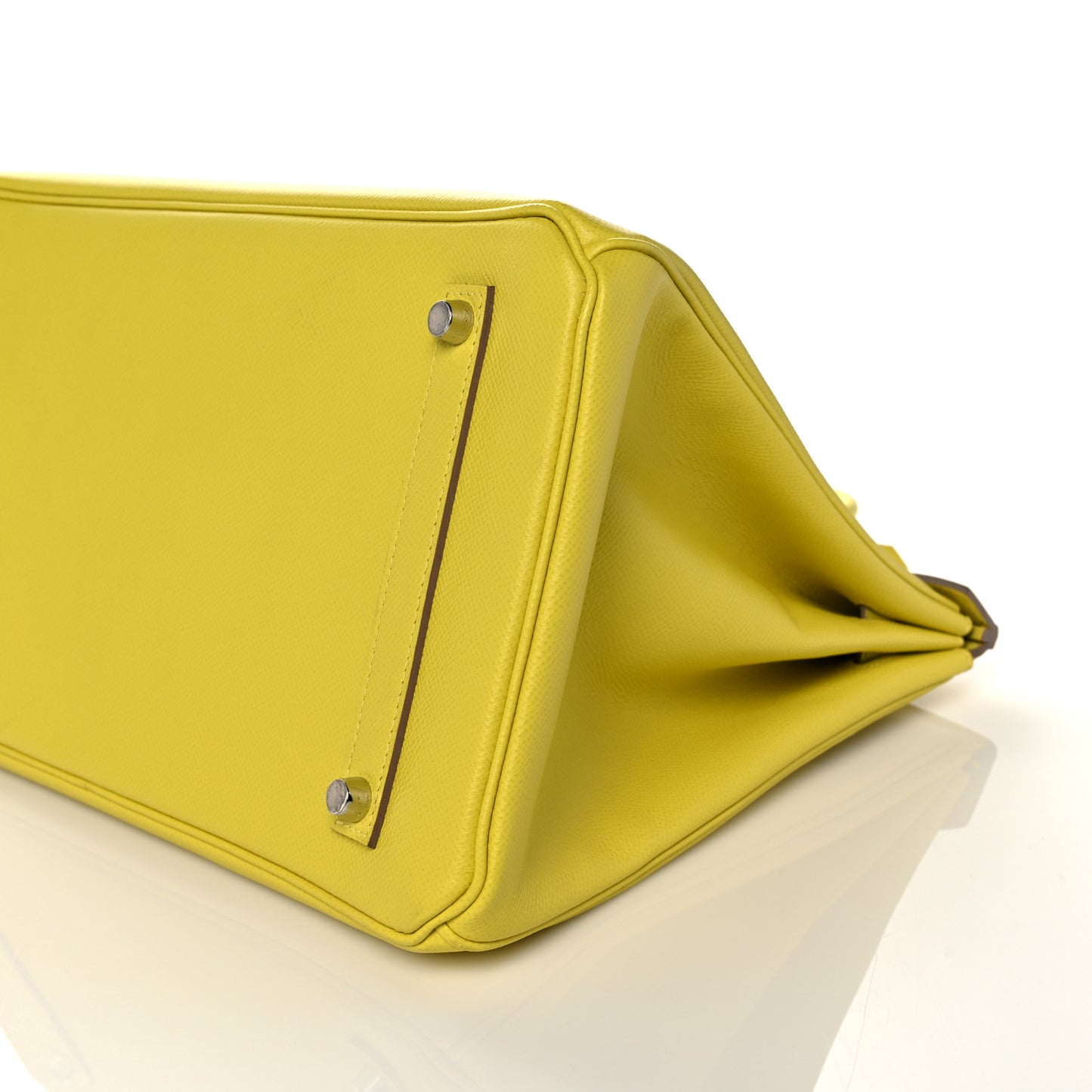 Epsom Birkin 35 Lime