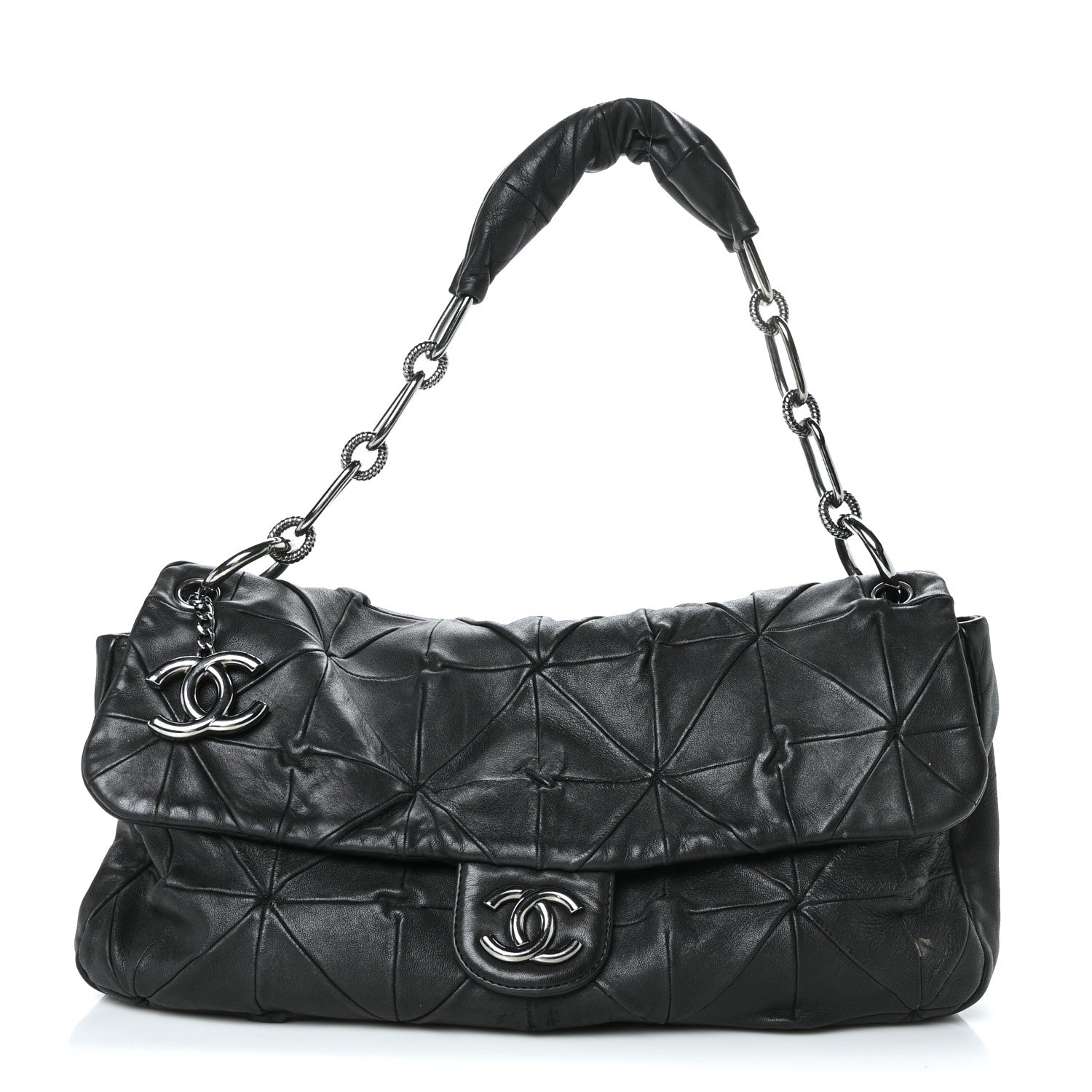 Chanel Lambskin Quilted Soft Squares Origami Flap Black 1 of 11