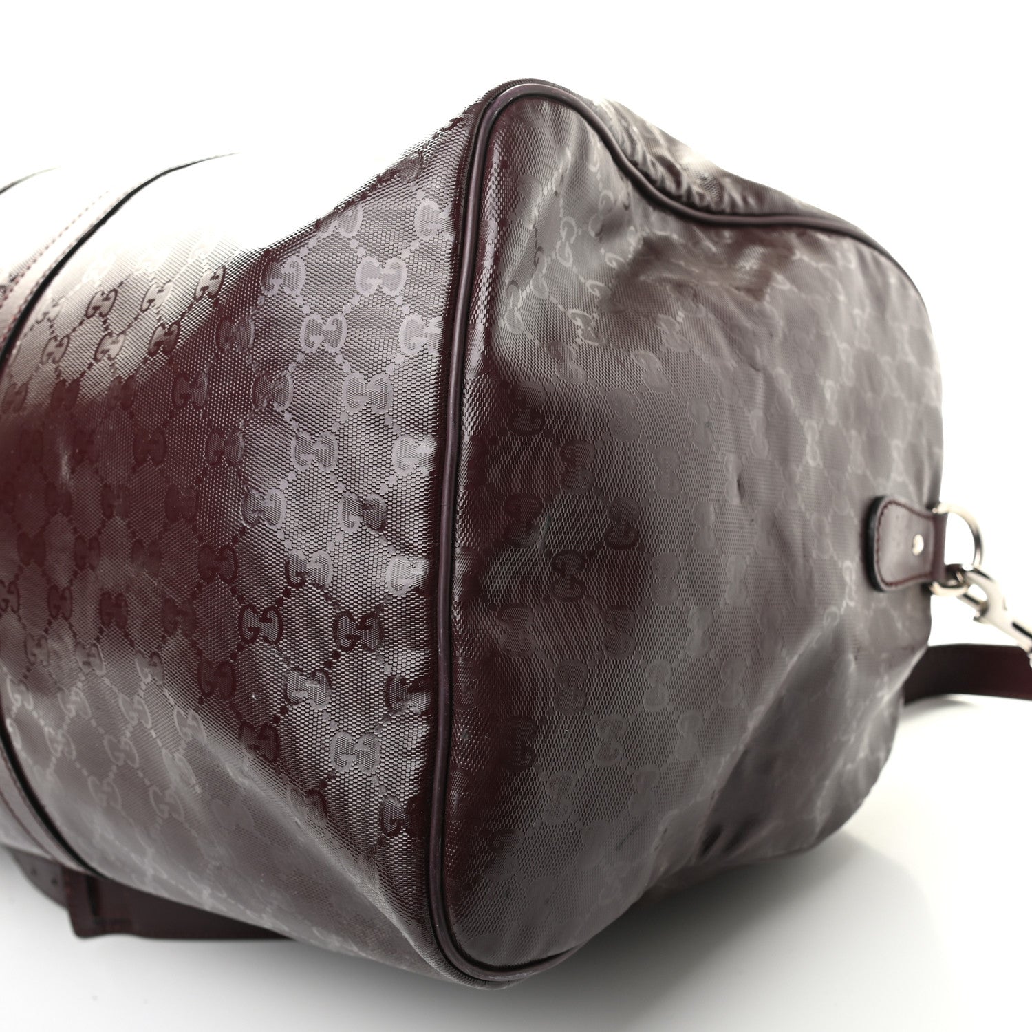 Gucci Imprime Monogram Large Carry On Duffle Bordeaux 8 of 16
