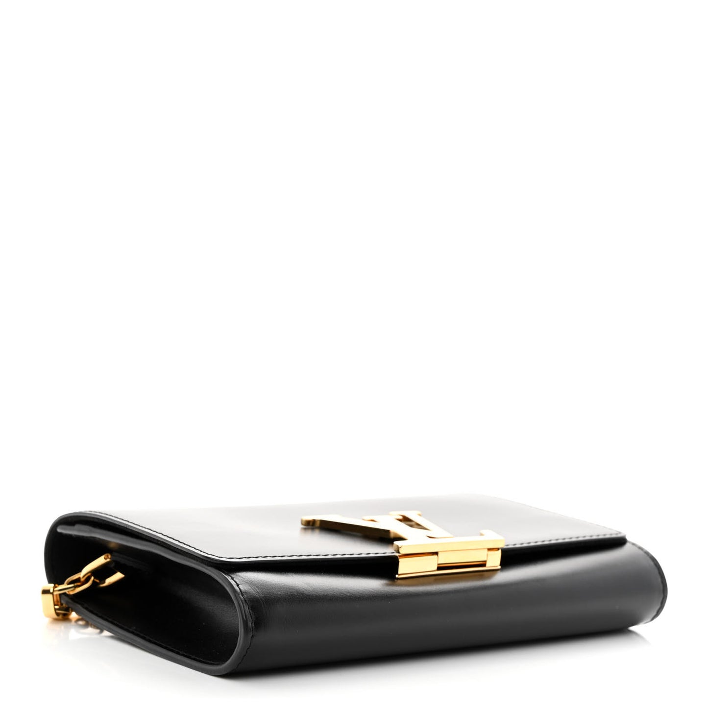 Calfskin Chain Louise GM Black