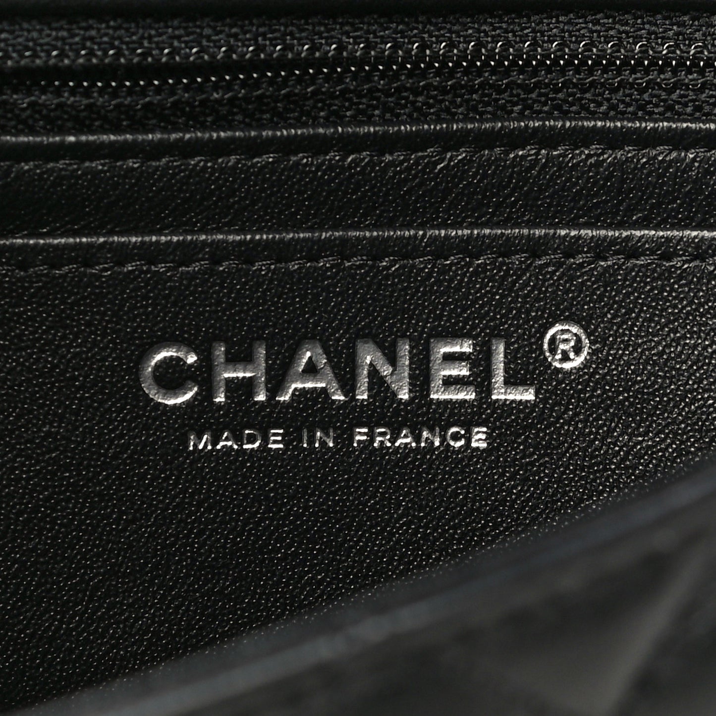 Lambskin Quilted Mini Rectangular Flap So Black