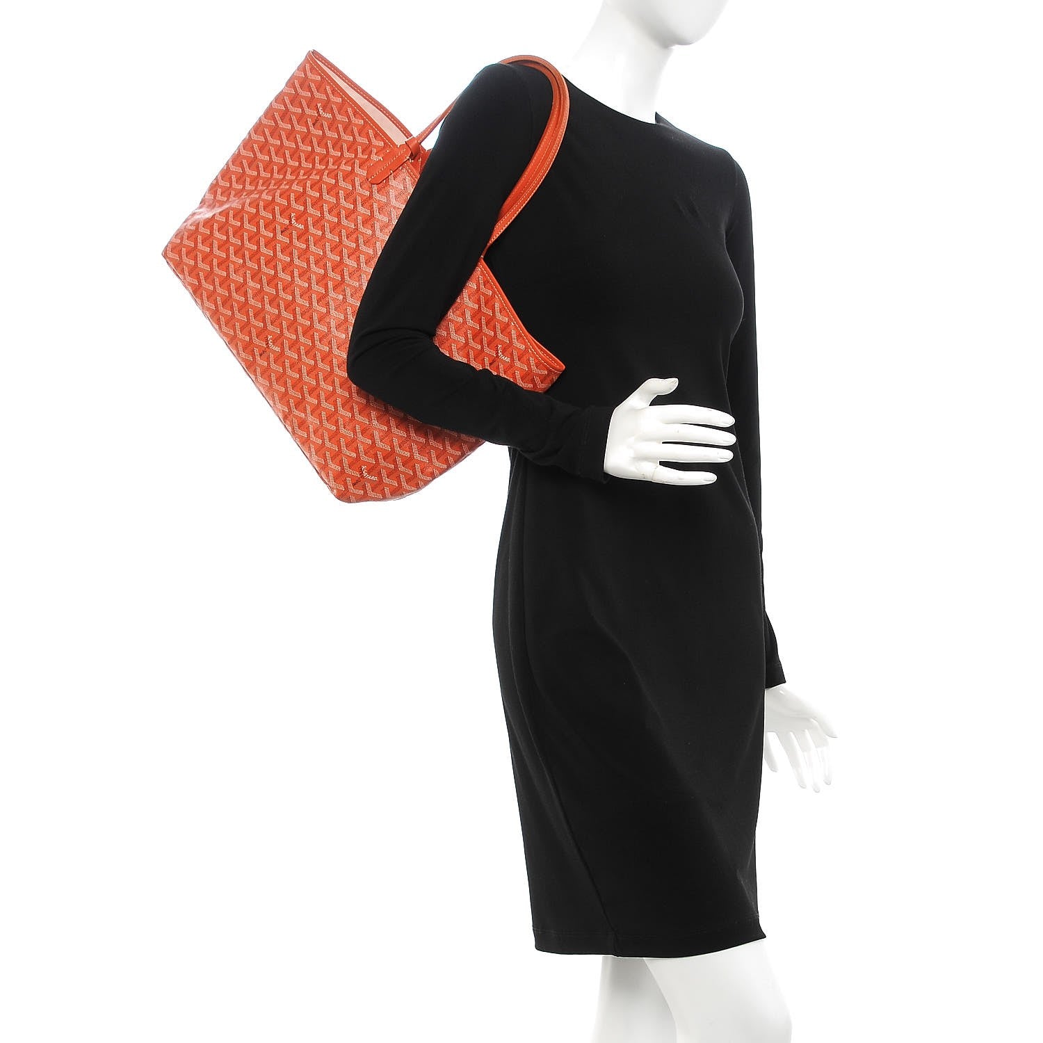 Goyard Goyardine Saint Louis PM Orange 2 of 9