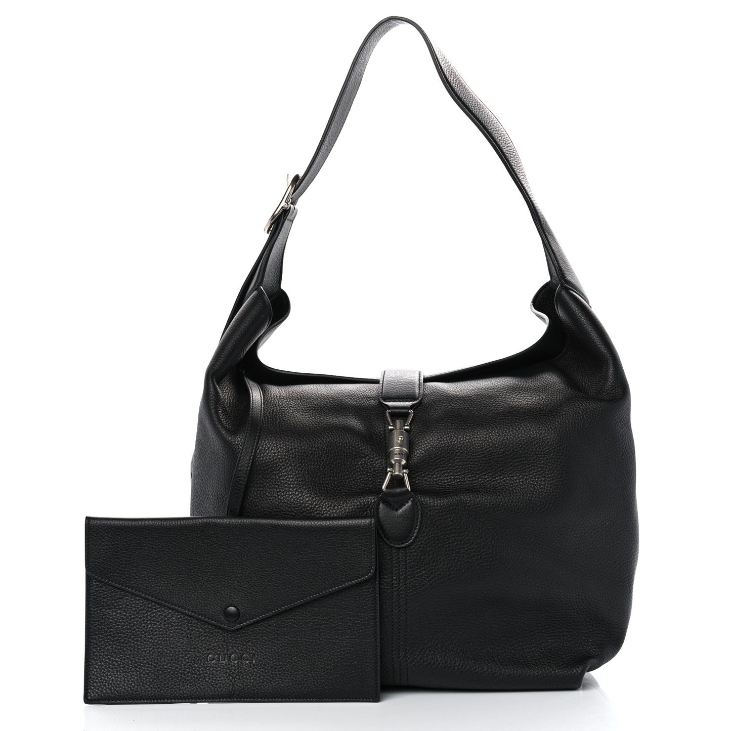 Amour Grane Calfskin Medium Jackie 1961 Crossbody Bag Black