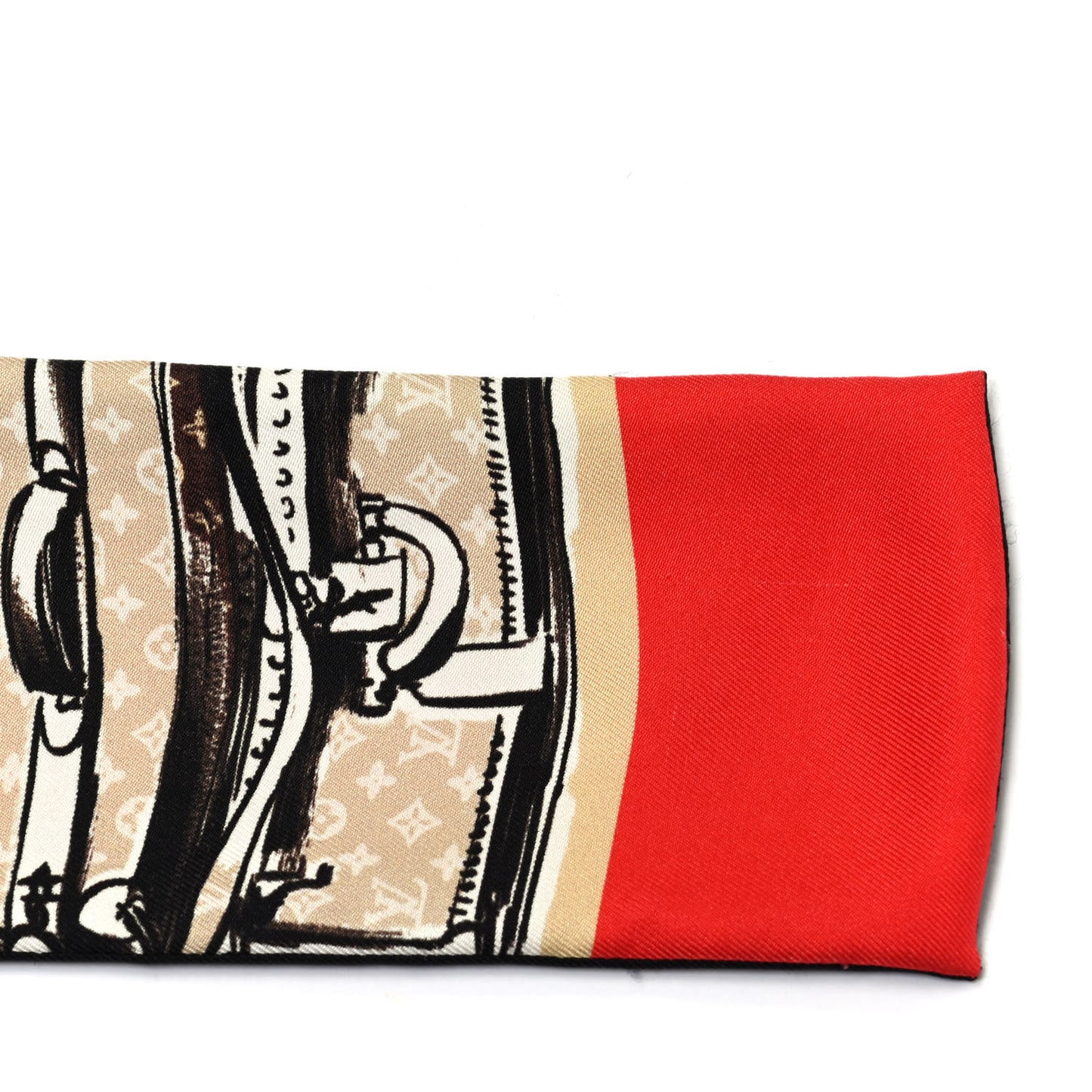 Silk Monogram Trunks Bandeau Brown