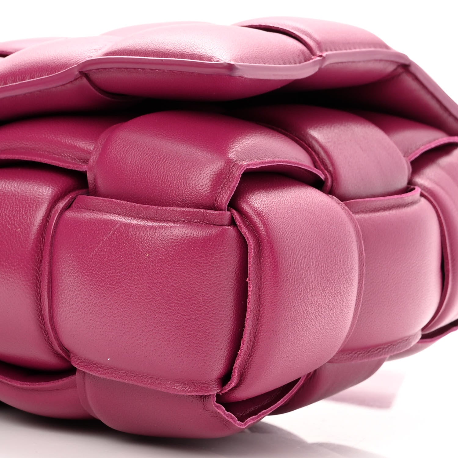 Bottega Veneta Nappa Maxi Intreccio Padded Cassette Crossbody Bag Cinnabar 9 of 9