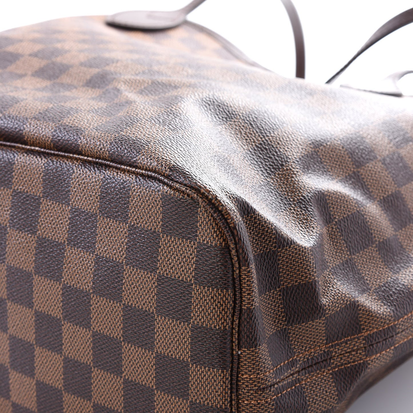 Damier Ebene Neo Neverfull MM Rose Ballerine