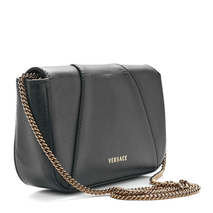 Versace Vitello Virtus Mini Chain Bag Black 3 of 14