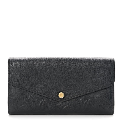 Louis Vuitton Empreinte Sarah Wallet NM Black 1 of 11