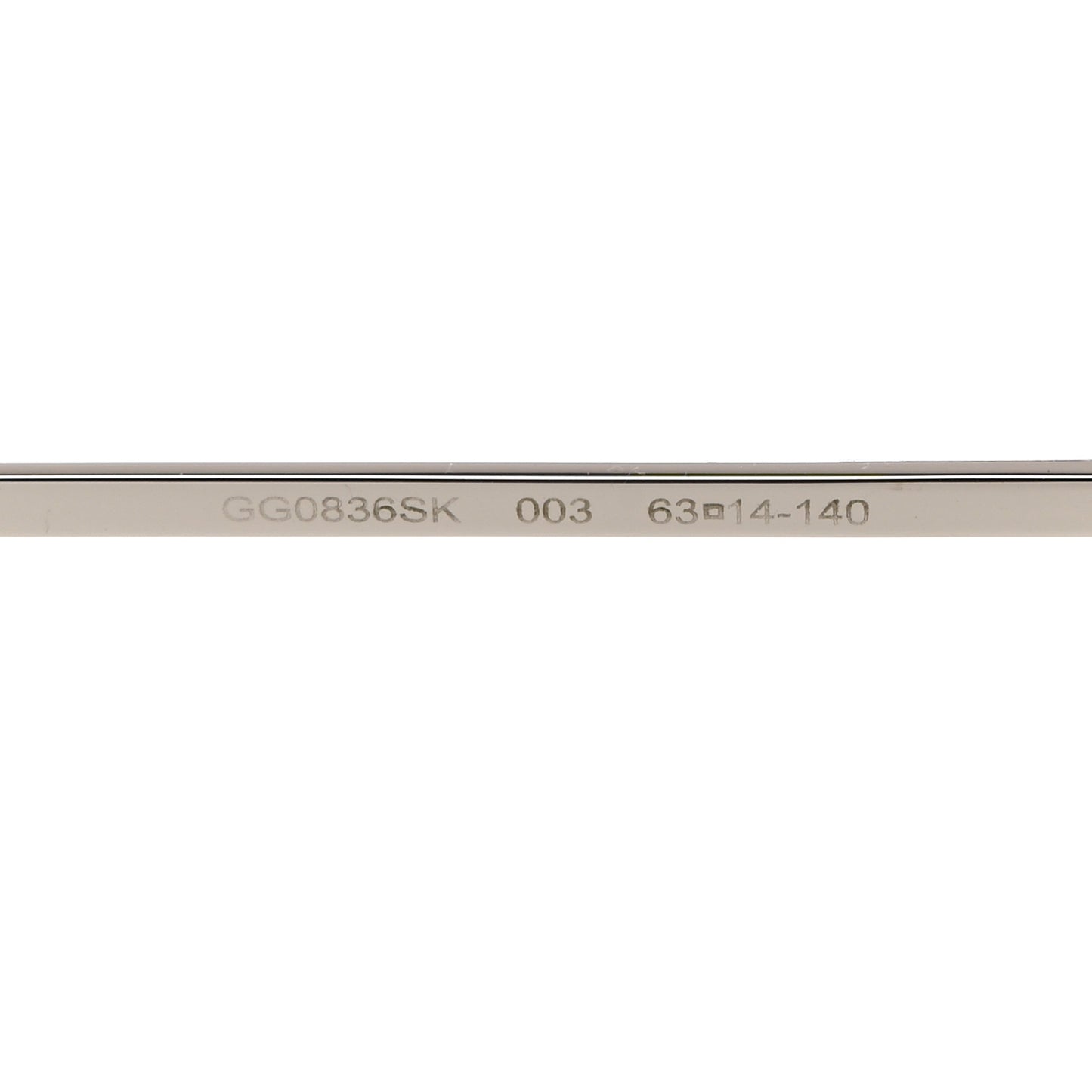 Aviator Sunglasses GG0836SK Silver