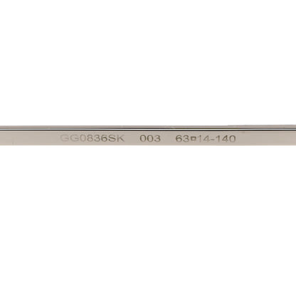 Gucci Aviator Sunglasses GG0836SK Silver 5 of 8