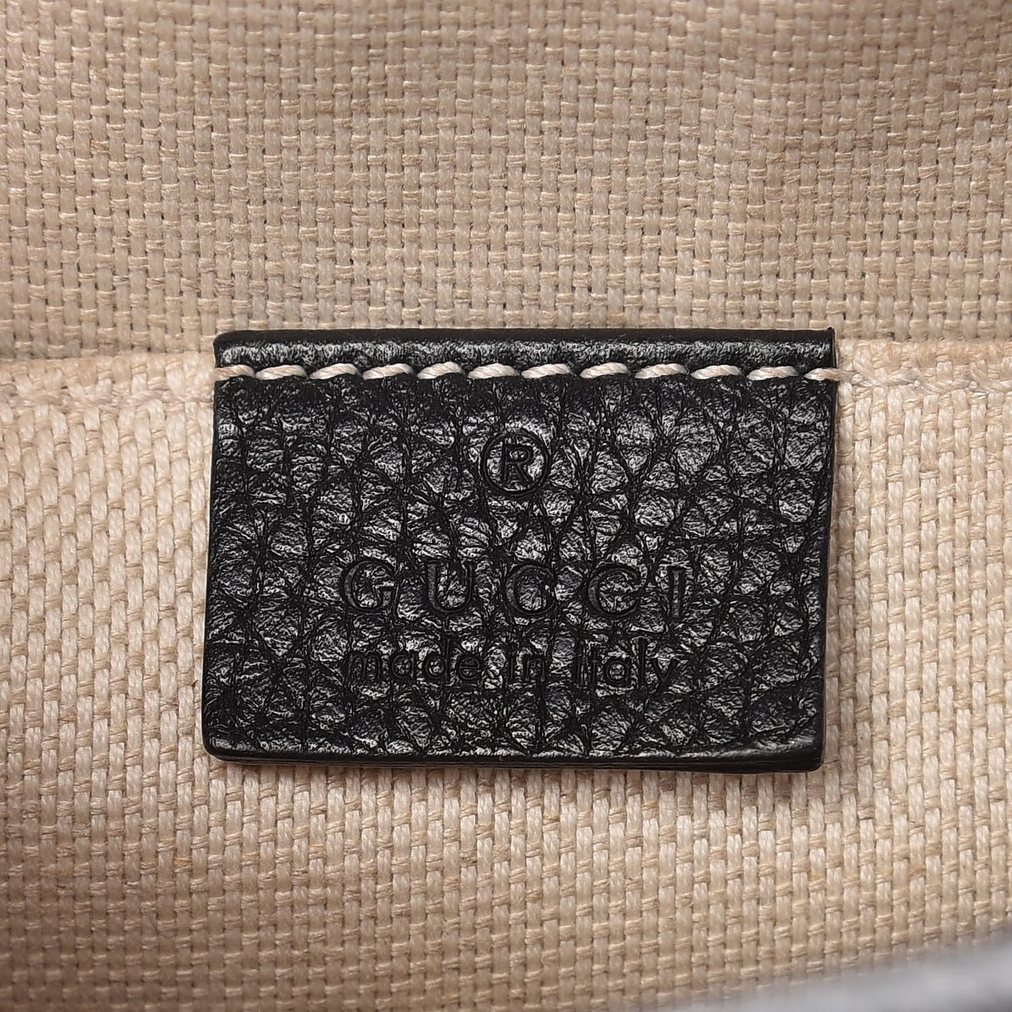 Pebbled Calfskin Small Soho Disco Bag Black