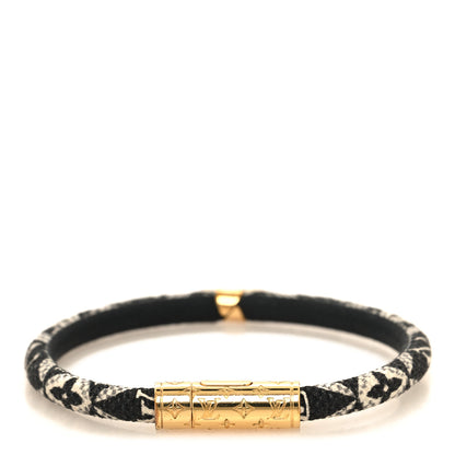 Louis Vuitton Since 1854 Monogram Daily Confidential Bracelet 17 Black 1 of 4